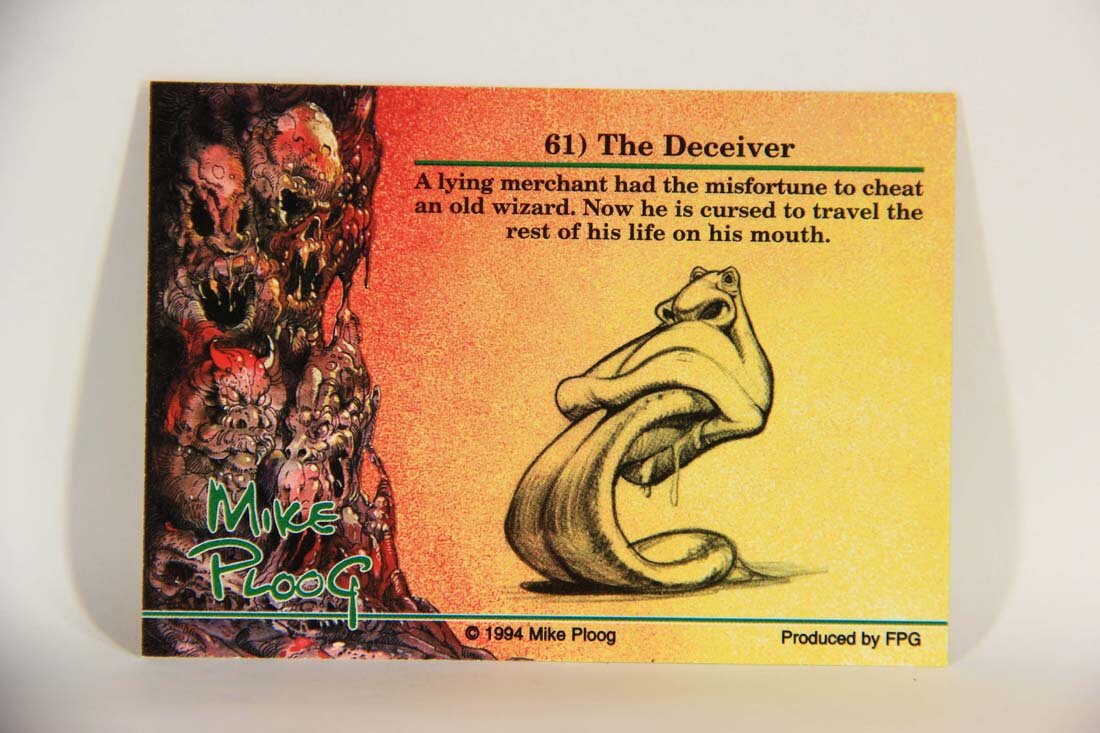 Mike Ploog 1994 Artwork Trading Card #61 The Deceiver L014098