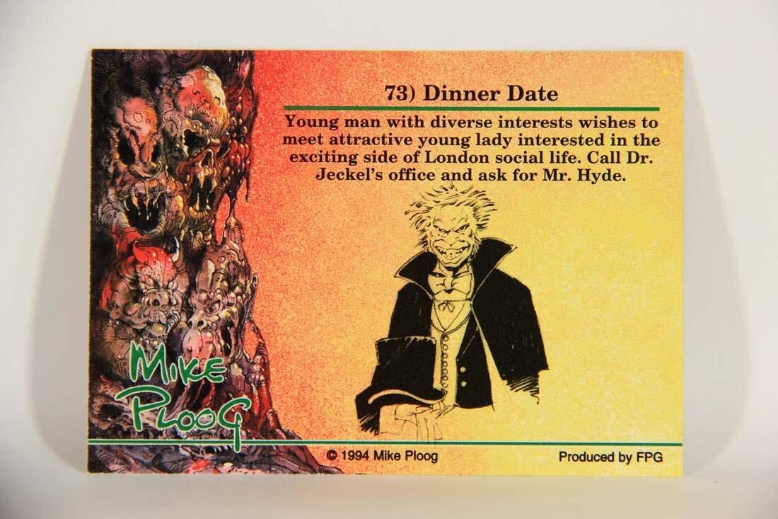 Mike Ploog 1994 Artwork Trading Card #73 Dinner Date L014110