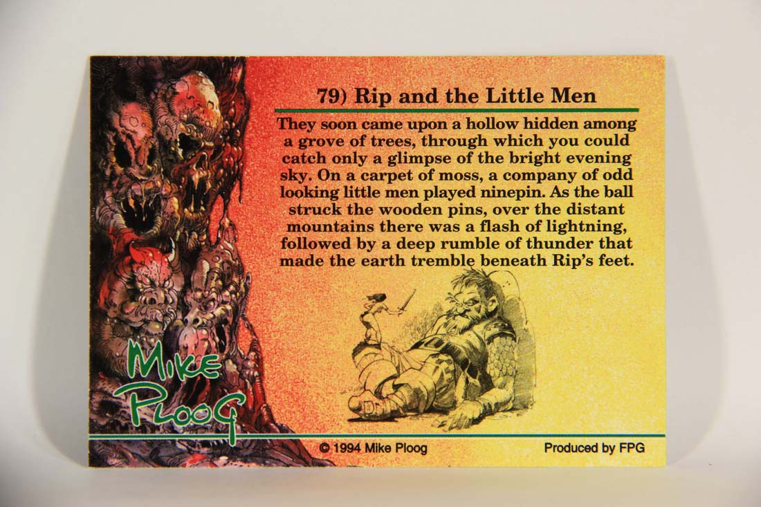 Mike Ploog 1994 Artwork Trading Card #79 Rip And The Little Men L014116