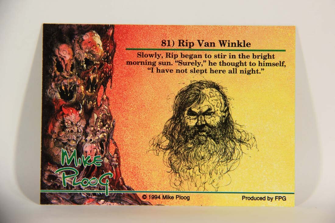 Mike Ploog 1994 Artwork Trading Card #81 Rip Van Winkle L014118
