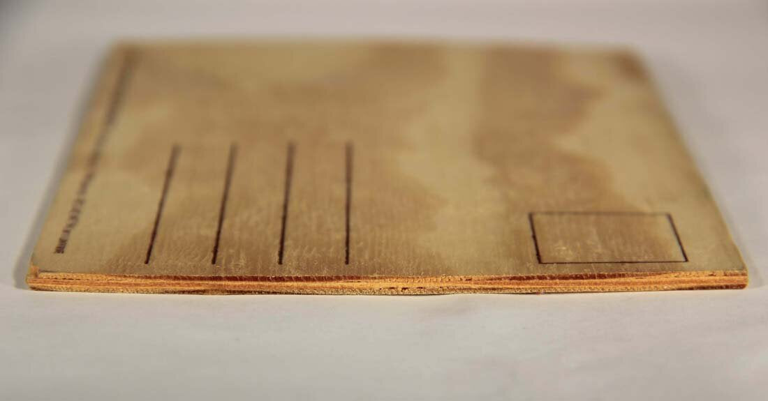 Wood Postcard Saint-Emilion Year 2000 Chateau La Gaffeliere Unwritten L014130