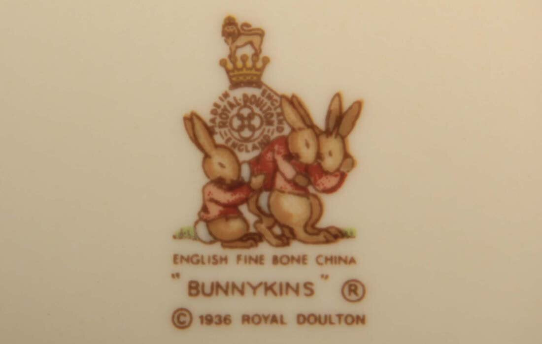 Royal Doulton Bunnykins Nursery Vintage Cereal Bowl Fine Bone Porcelain L014176