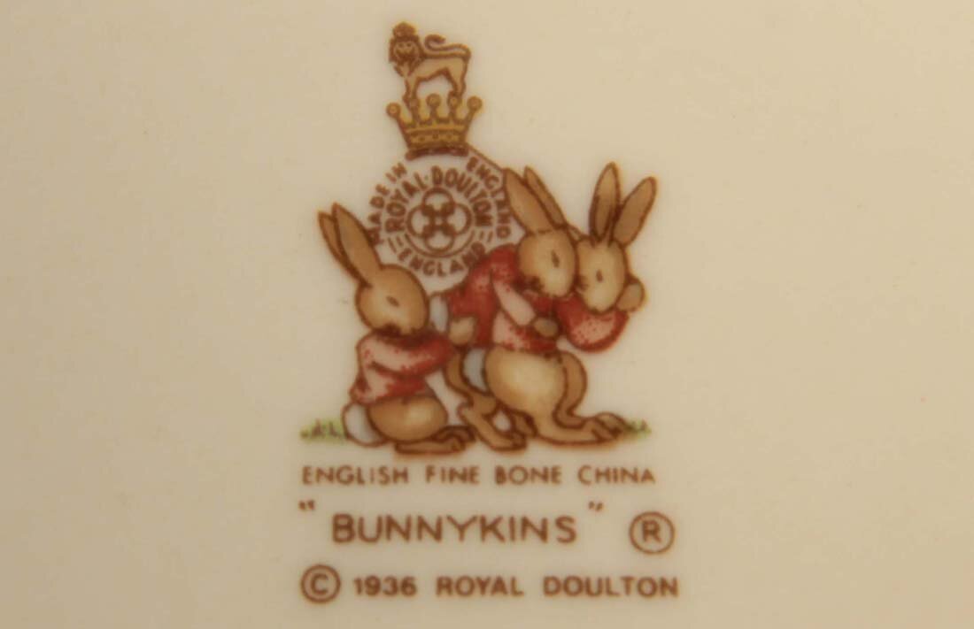 Royal Doulton Bunnykins Nursery Vintage Cereal Bowl Fine Bone Porcelain L014177