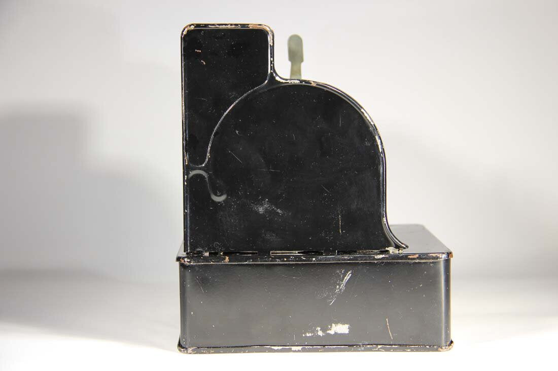 Uncle Sam's 3 Coin Register Bank Mechanical Jackson Michigan Unrestored L014182