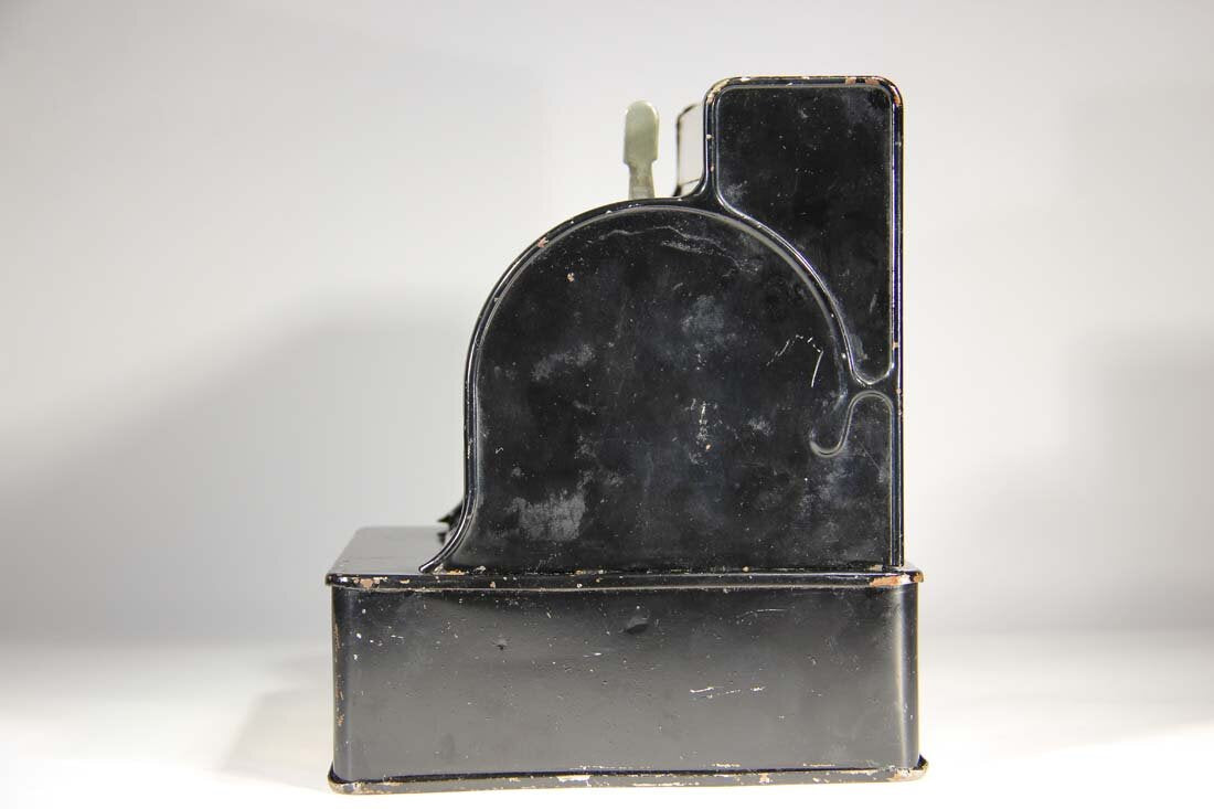 Uncle Sam's 3 Coin Register Bank Mechanical Jackson Michigan Unrestored L014182