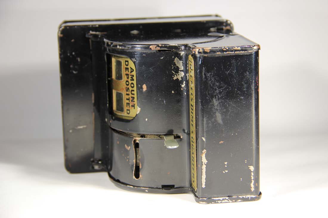 Uncle Sam's 3 Coin Register Bank Mechanical Jackson Michigan Unrestored L014182