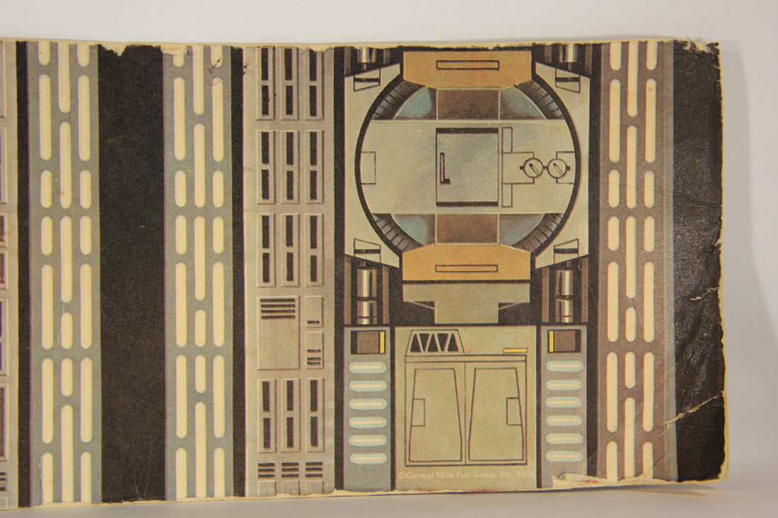 Star Wars 1978 Death Star Space Station Playset Cardboard Backdrop Higher Part L014438