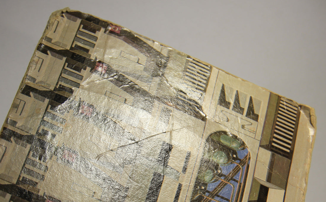 Star Wars 1978 Death Star Space Station Playset Cardboard Backdrop Lower Part L014439