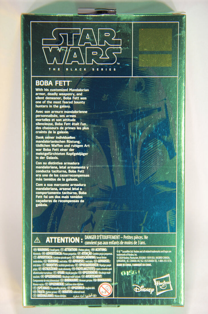 Star Wars Boba Fett Carbonized Black Series Exclusive 6 Inch Action Figure MISB L014656