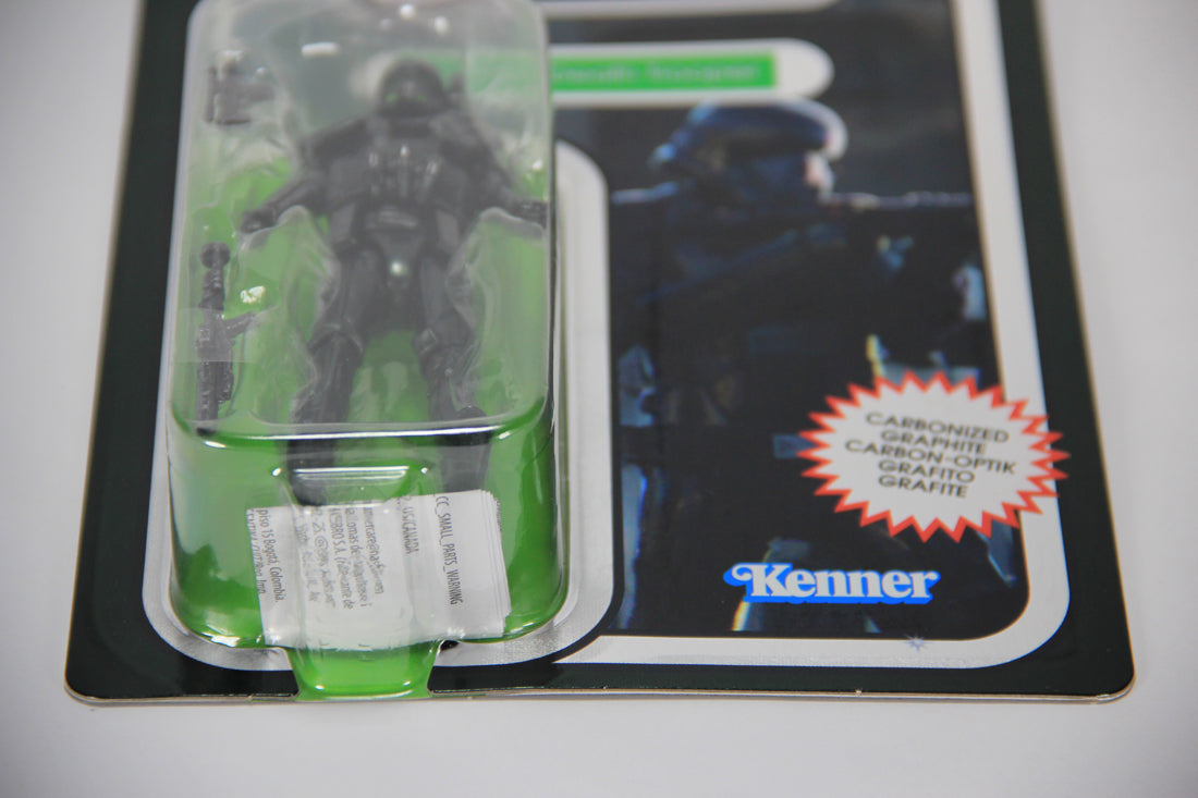 Star Wars The Mandalorian Imperial Death Trooper Carbonized Vintage Collection MOC L014675