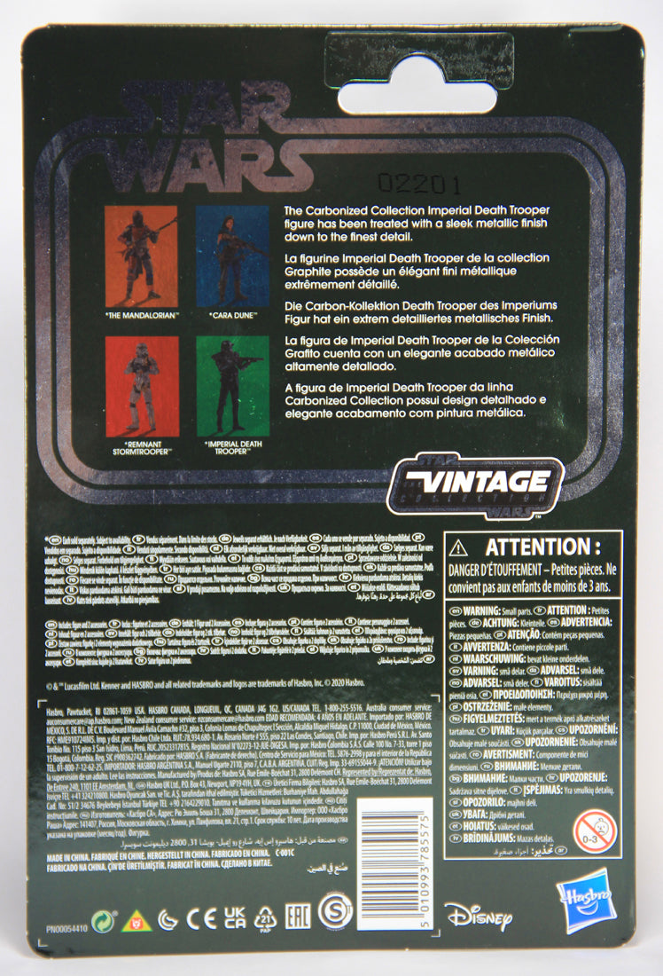 Star Wars The Mandalorian Imperial Death Trooper Carbonized Vintage Collection MOC L014675