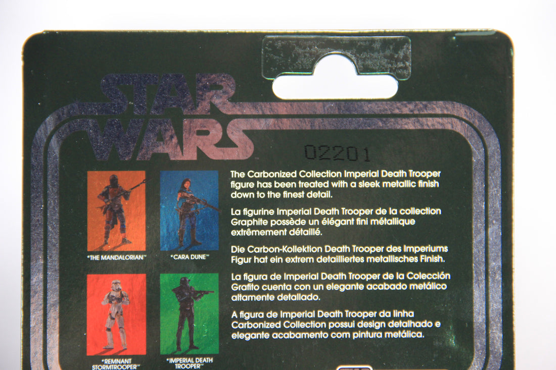 Star Wars The Mandalorian Imperial Death Trooper Carbonized Vintage Collection MOC L014675