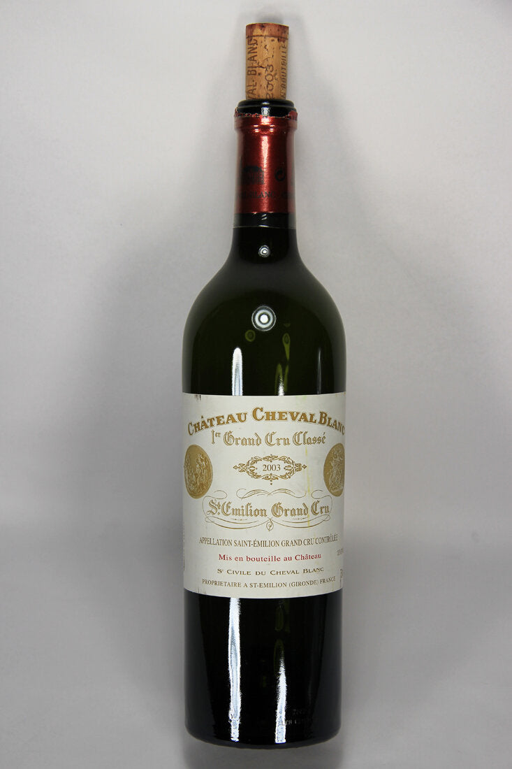 Château Cheval Blanc St. Émilion Grand Cru Classé 2003 Empty Wine Bottle L014683