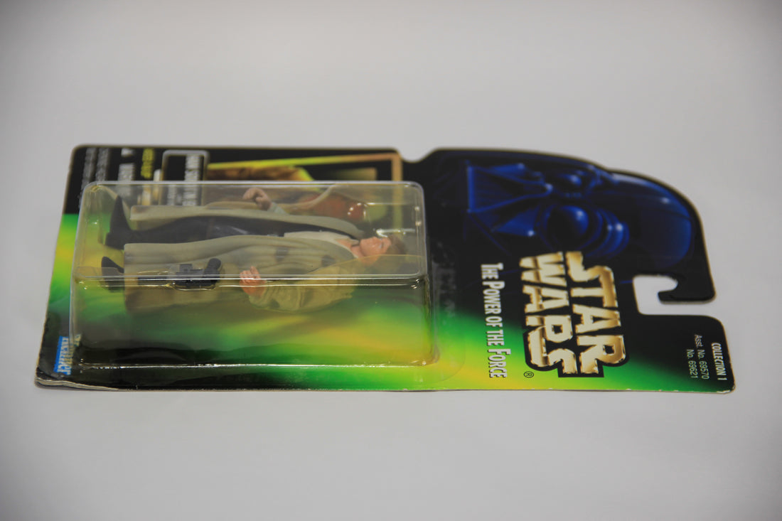 Star Wars Han Solo In Endor Gear 1996 POTF Action Figure ENG Holofoil Card Collection 1 L014707