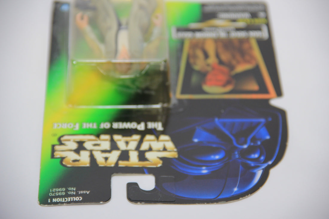 Star Wars Han Solo In Endor Gear 1996 POTF Action Figure ENG Holofoil Card Collection 1 L014707
