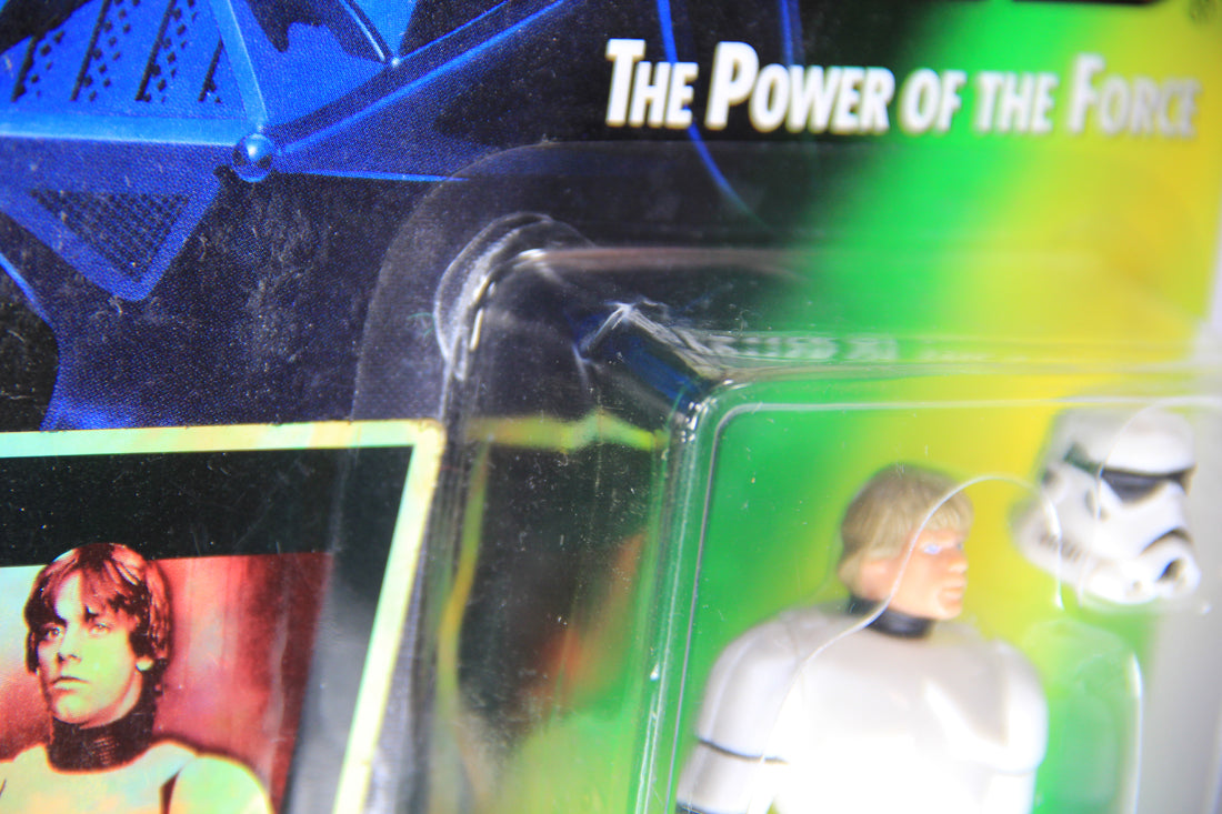 Star Wars Luke Skywalker Stormtrooper 1996 POTF Figure ENG Holofoil Card Collection 1 L014709
