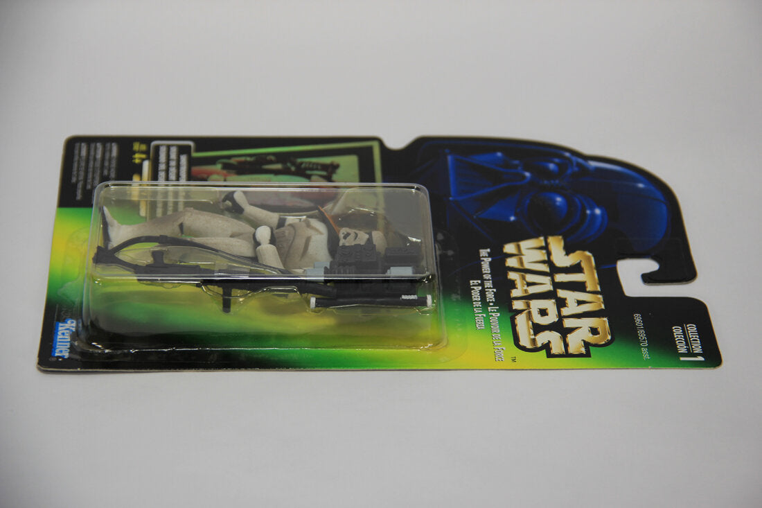 Star Wars Sandtrooper 1996 POTF Action Figure Trilingual Holofoil Card Collection 1 L014712