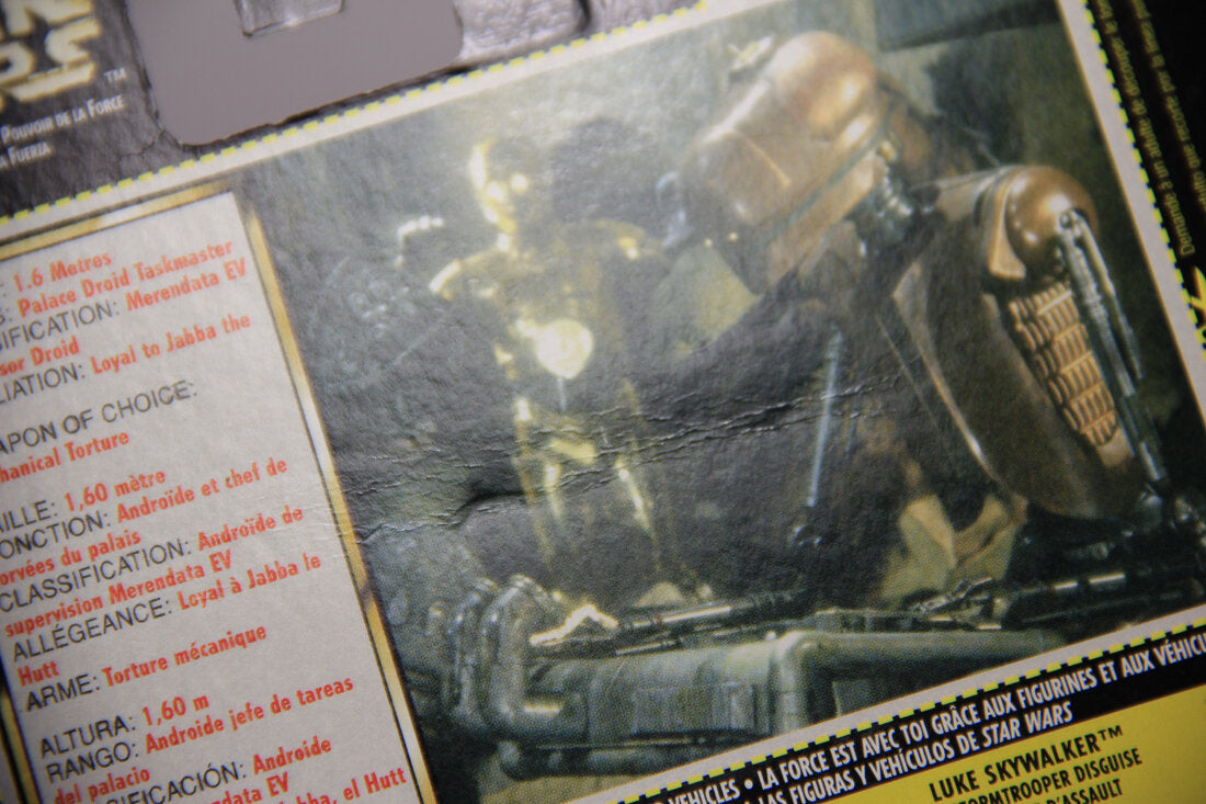 Star Wars EV-9D9 1997 POTF Action Figure Trilingual Holofoil Card Collection 2 L014716