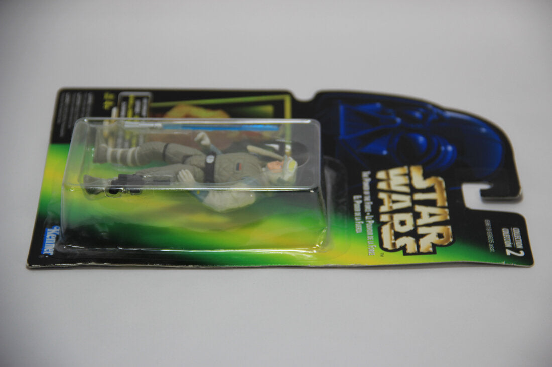 Star Wars Luke Skywalker Hoth Gear 1996 POTF Trilingual Holofoil Card Collection 2 L014720