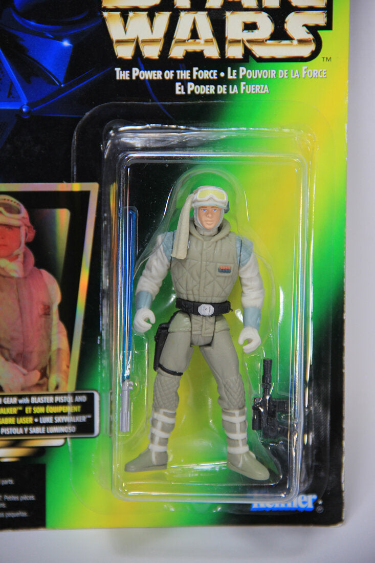 Star Wars Luke Skywalker Hoth Gear 1996 POTF Trilingual Holofoil Card Collection 2 L014720