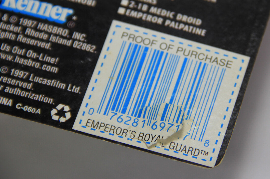 Star Wars Emperor's Royal Guard 1997 POTF Action Figure ENG Card Collection 3 L014725