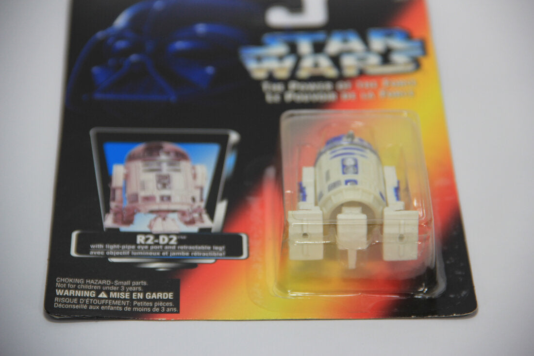 Star Wars R2-D2 1995 POTF Action Figure Canadian FR-ENG Bilingual Card L014727