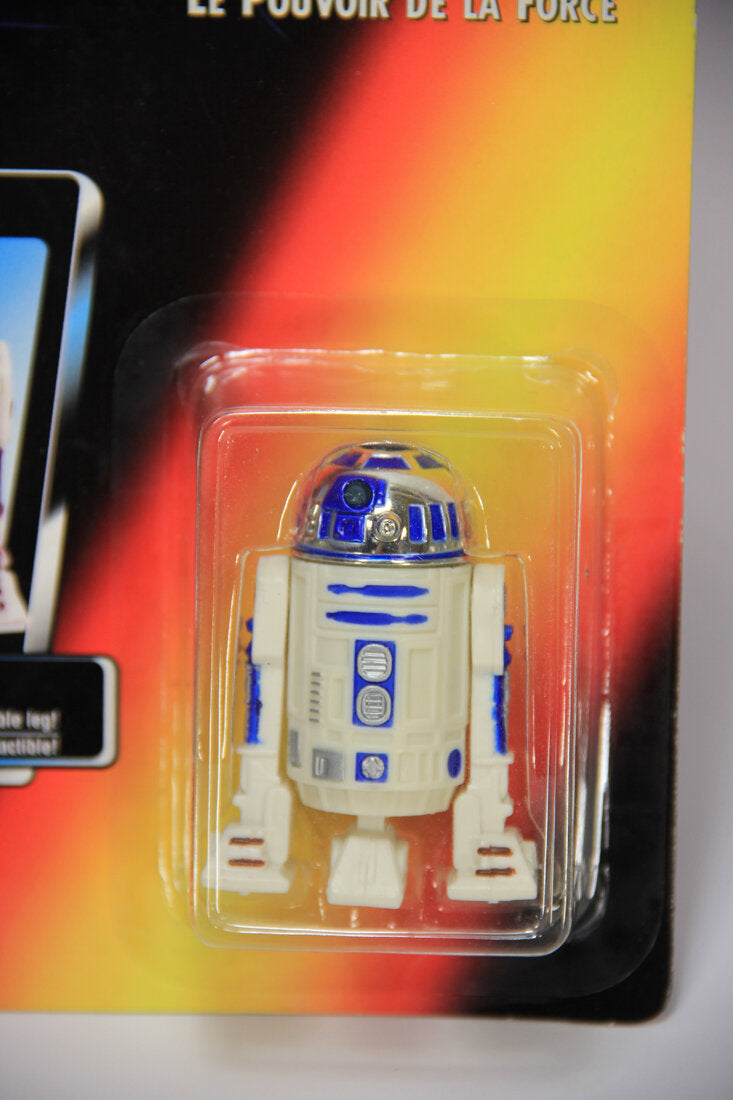 Star Wars R2-D2 1995 POTF Action Figure Canadian FR-ENG Bilingual Card L014727