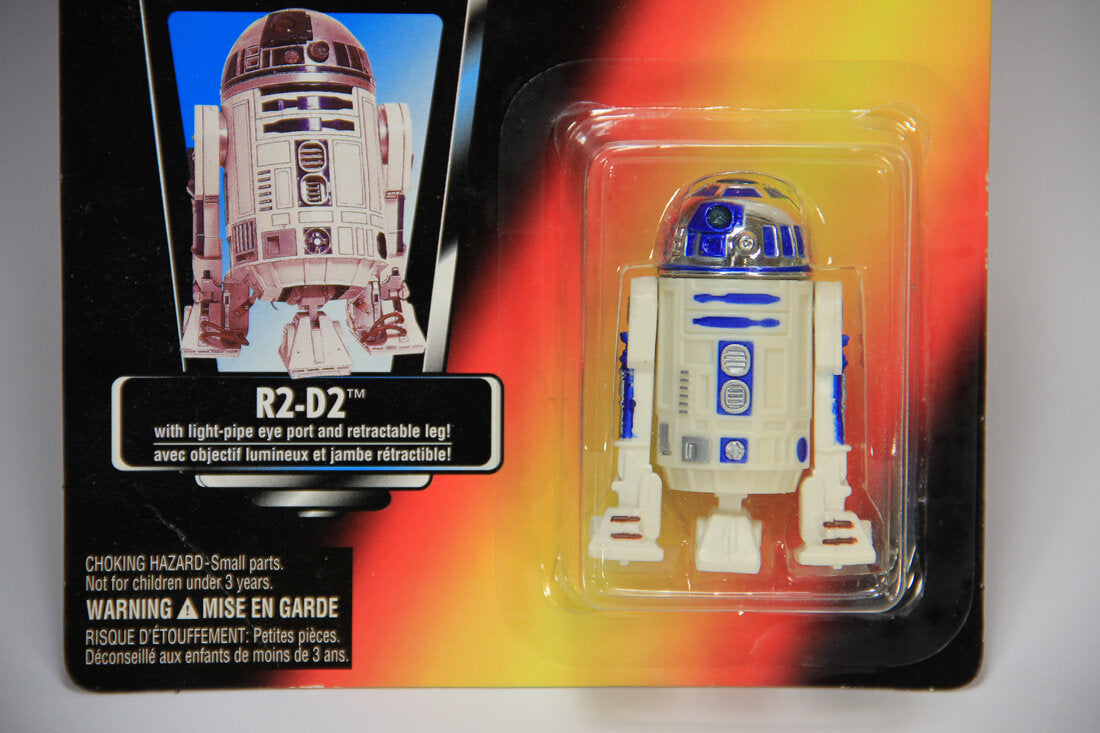 Star Wars R2-D2 1995 POTF Action Figure Canadian FR-ENG Bilingual Card L014727