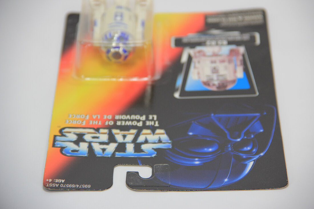 Star Wars R2-D2 1995 POTF Action Figure Canadian FR-ENG Bilingual Card L014727