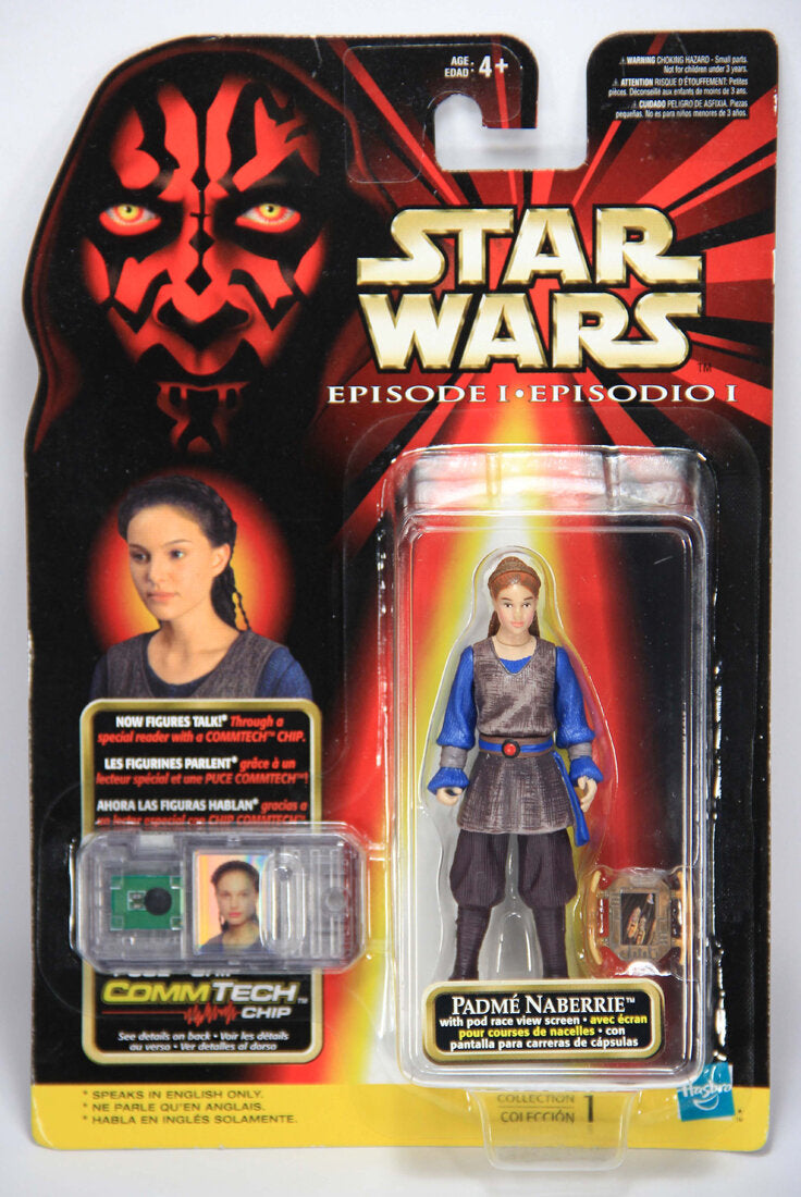 Star Wars Padmé Naberrie 1998 The Phantom Menace Figure Trilingual L014769