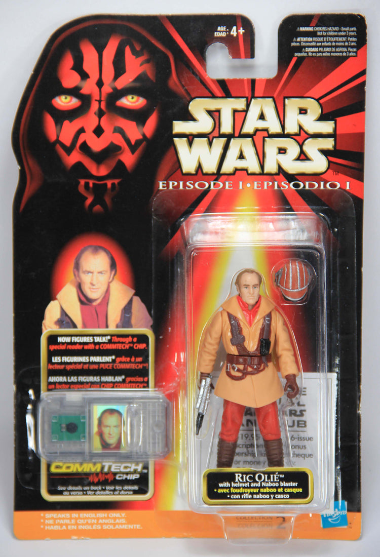 Star Wars Ric Olié 1998 The Phantom Menace Figure Trilingual L014770