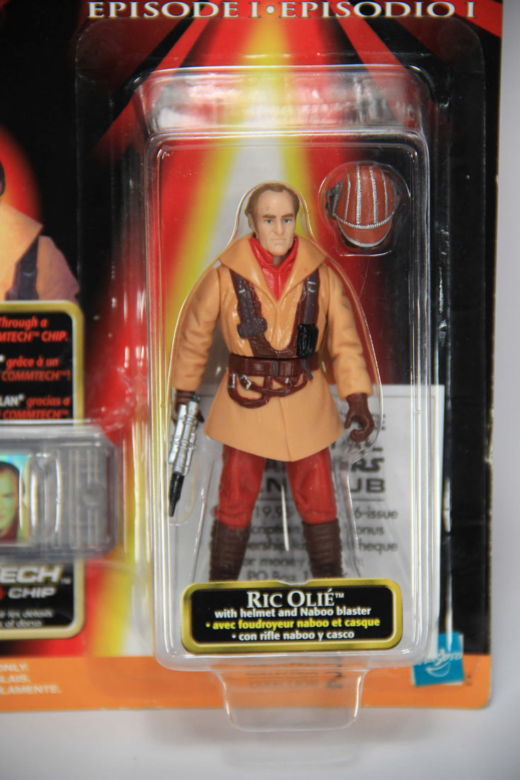 Star Wars Ric Olié 1998 The Phantom Menace Figure Trilingual L014770