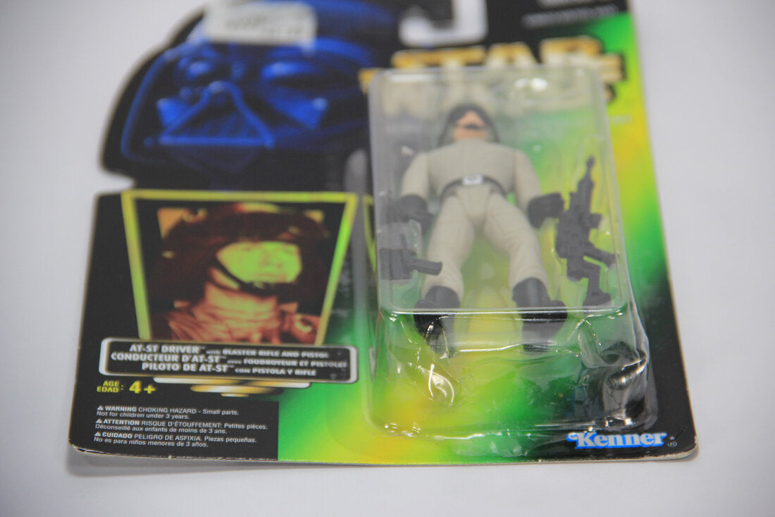 Star Wars AT-ST Driver 1996 POTF Action Figure Trilingual Holofoil Card Collection 3 L014776