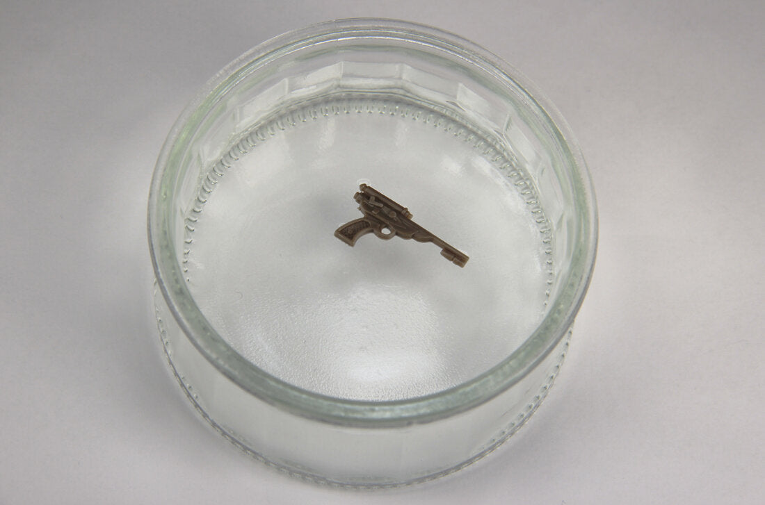 Star Wars ROTJ Repro Weapon Palace Blaster Dark Grey Unpainted Top Quality L014789