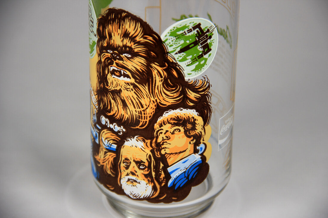 Star Wars 1977 Burger King Vintage Drinking Glass Chewbacca A New Hope L014817