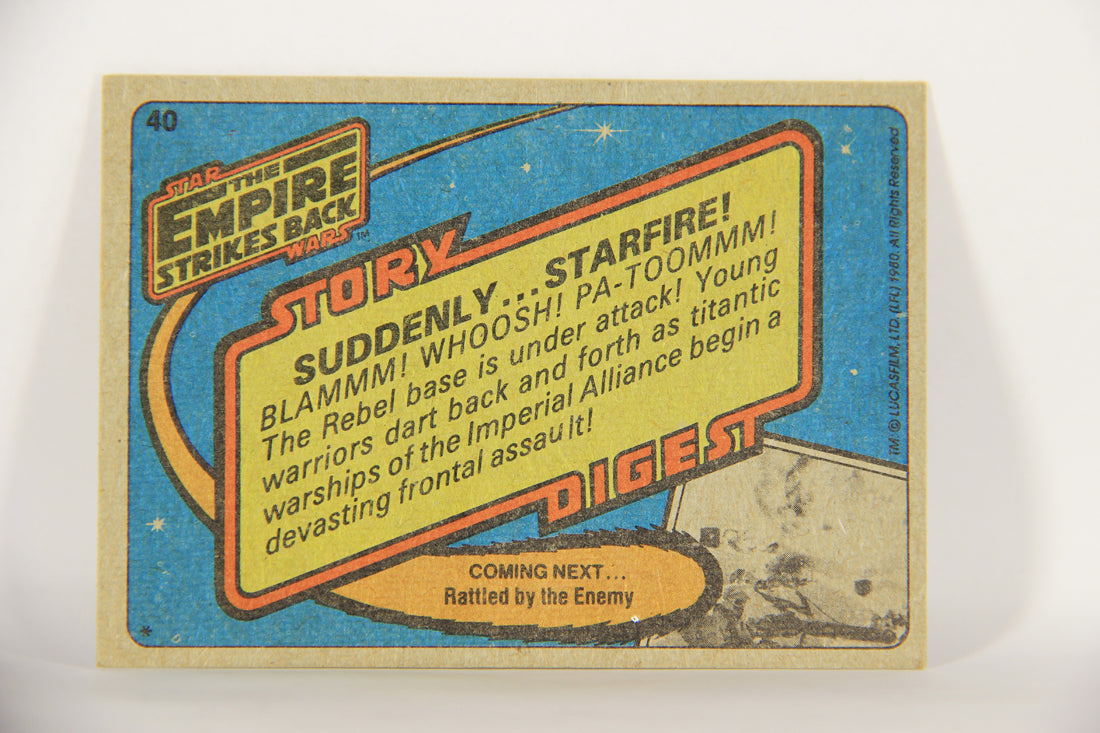 Star Wars Empire Strikes Back Trading Card #40 Suddenly Starfire ENG L014830