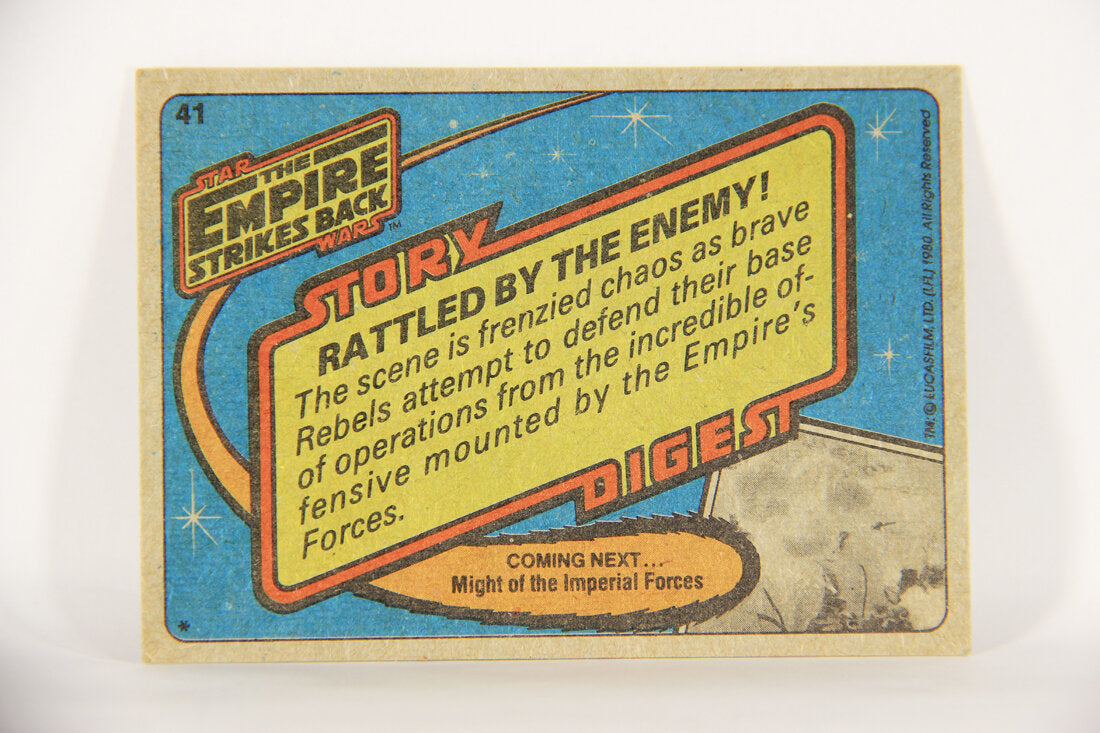 Star Wars Empire Strikes Back Trading Card #41 Rattled By The Enemy ENG L014831