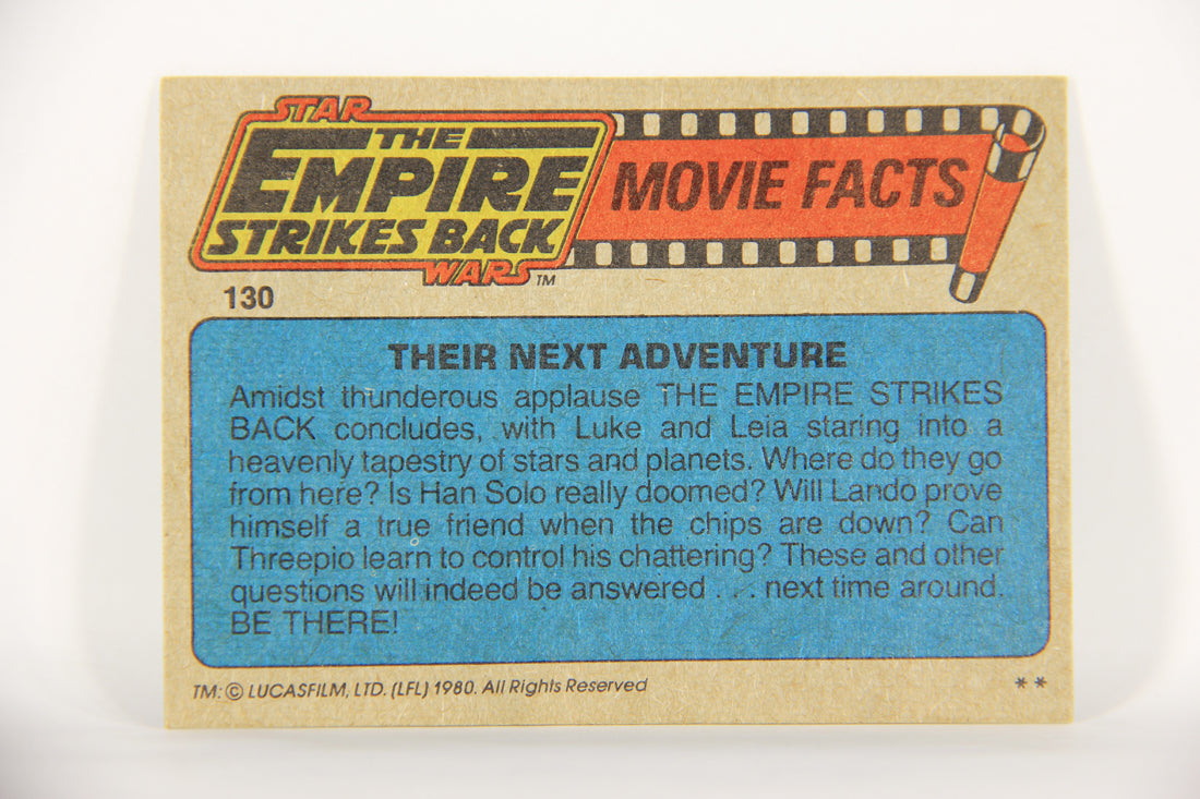 Star Wars Empire Strikes Back 1980 Trading Card #130 Ion Cannon ENG L014855
