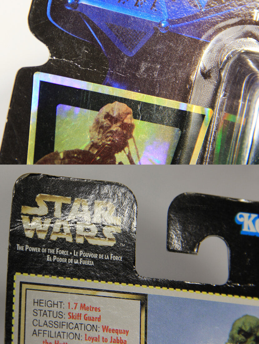 Star Wars Weequay Skiff Guard 1996 POTF Figure Trilingual Holofoil Card Collection 3 L014870