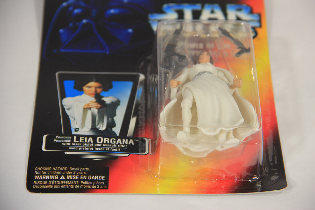 Star Wars Princess Leia Organa 1995 POTF Action Figure Canadian FR-ENG Bilingual Card L014871