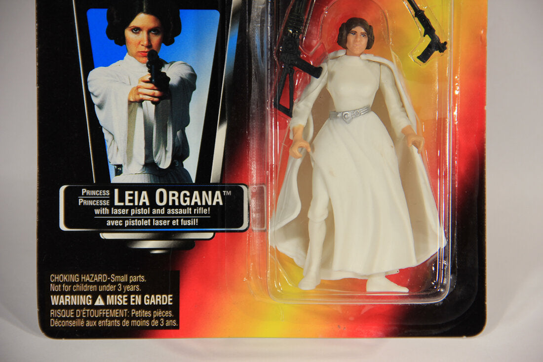 Star Wars Princess Leia Organa 1995 POTF Action Figure Canadian FR-ENG Bilingual Card L014871