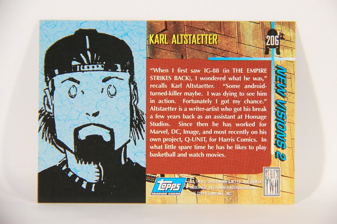 Star Wars Galaxy 1994 Topps Trading Card #206 IG-88 Artwork ENG L014914