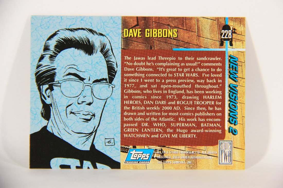 Star Wars Galaxy 1994 Topps Trading Card #228 Jawas Lead C-3PO Artwork ENG L014915