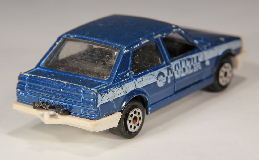 Majorette Vintage 1985 Alfa Romeo Giulietta # 271 Polizia Police Car Dies-Cast L014973