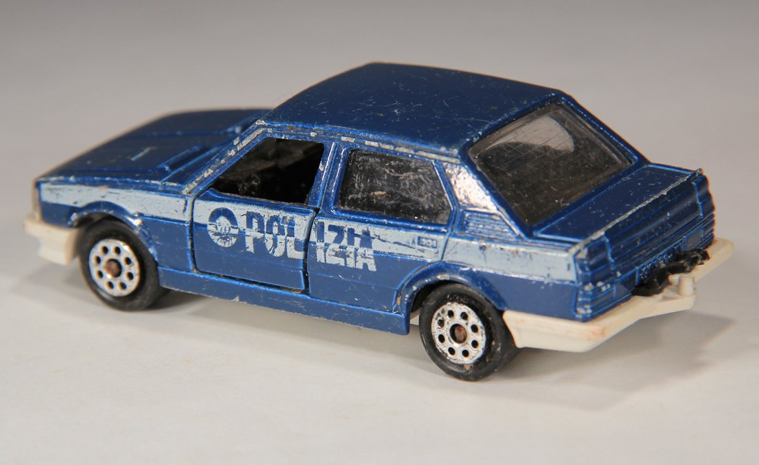 Majorette Vintage 1985 Alfa Romeo Giulietta # 271 Polizia Police Car Dies-Cast L014973