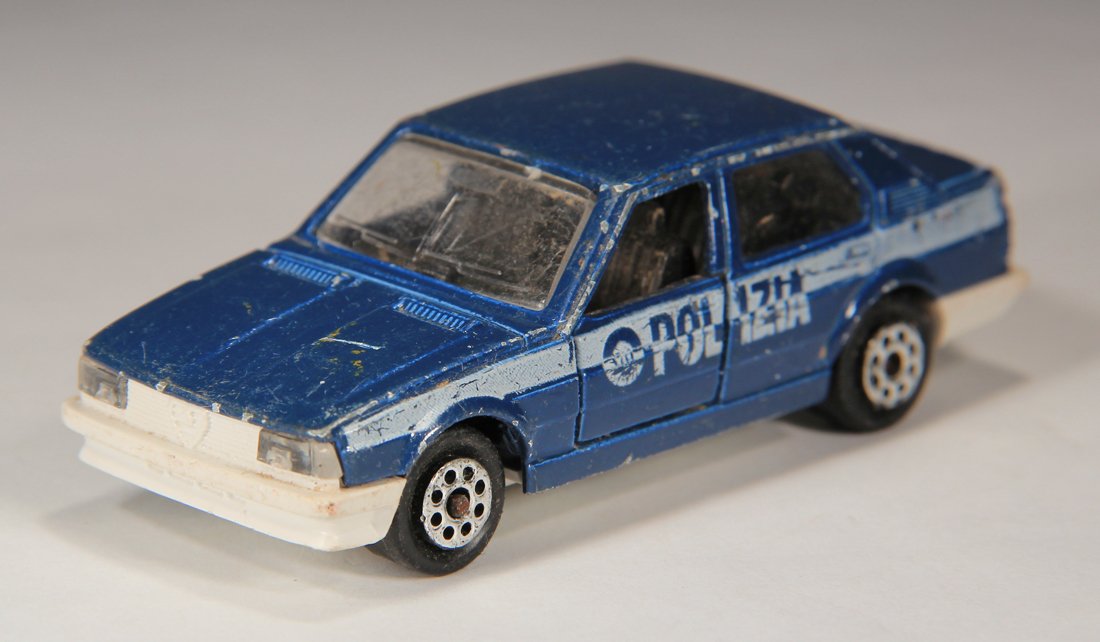 Majorette Vintage 1985 Alfa Romeo Giulietta # 271 Polizia Police Car Dies-Cast L014973