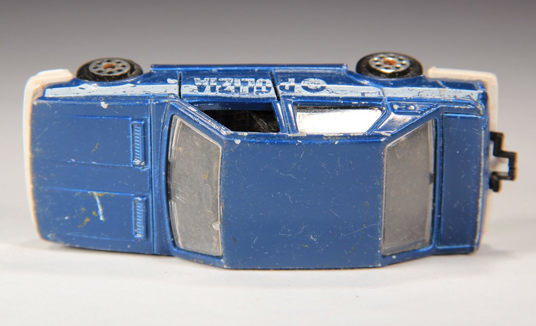 Majorette Vintage 1985 Alfa Romeo Giulietta # 271 Polizia Police Car Dies-Cast L014973