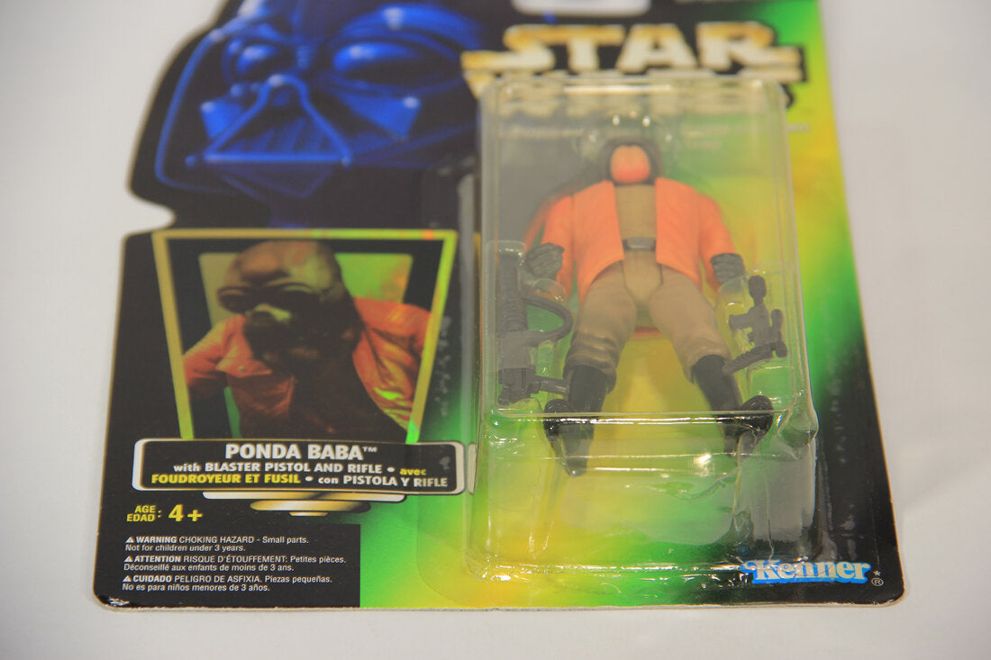 Star Wars Ponda Baba Walrus Man 1996 POTF Figure Trilingual Holofoil Card Collection 3 L015021