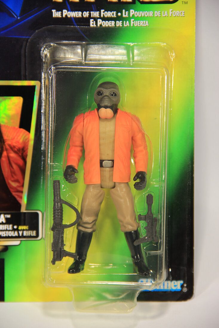 Star Wars Ponda Baba Walrus Man 1996 POTF Figure Trilingual Holofoil Card Collection 3 L015021