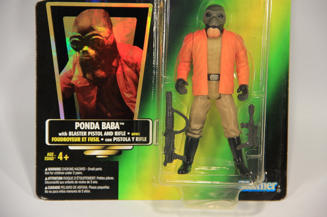 Star Wars Ponda Baba Walrus Man 1996 POTF Figure Trilingual Holofoil Card Collection 3 L015021